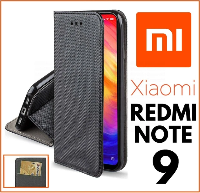 Custodia Portafoglio Xiaomi Redmi 9 - Cover Con Slot Carte Chiusura Magnetica