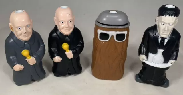 Vintage Ralston Purina  ADDAMS FAMILY 1991  Set of  4 FIGURINES Plastic toys