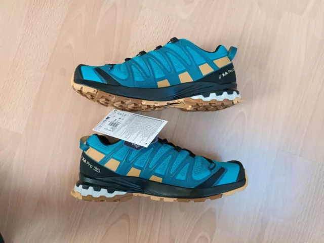 Salomon XA Pro 3D v8 Herren-Laufschuhe Trailrunning Jogging Trail Blau Gr 41