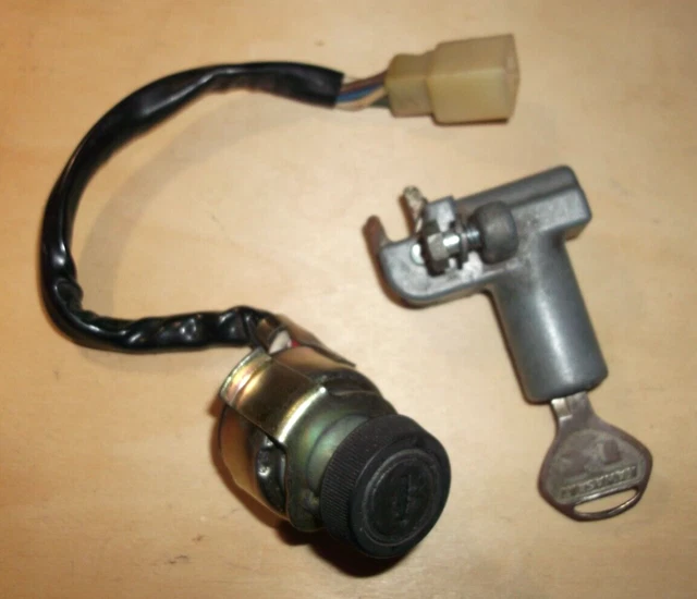KAWASAKI KZ Z 400 650 750 900 1000 Seat Lock & Ignition Switch Matching ...