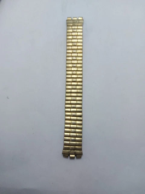 Bracelet De Montre Plaqué Or Vintage - Largeur 18 Mm - Style Sport - Neuf Sans étiquettes - Fabriqué En France
