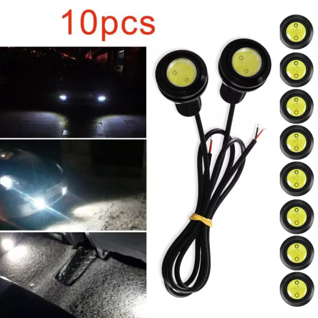 Eagle Eye Car White LED DRL Daytime Running Light Reverse Signal Tail Lamp 10pcs