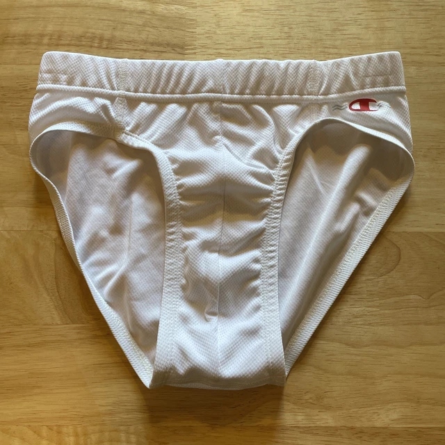 Champion white mens briefs size small vintage rare