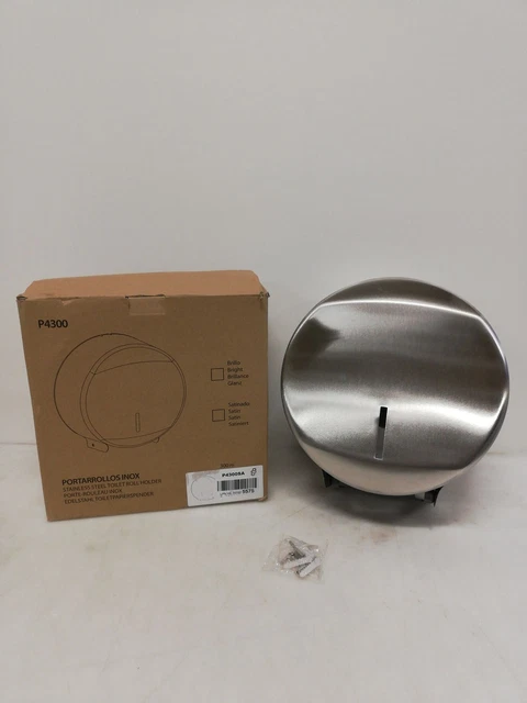 Distributore di carta igienica Clar Systems P4300SA su rotolo, acciaio inox satinato
