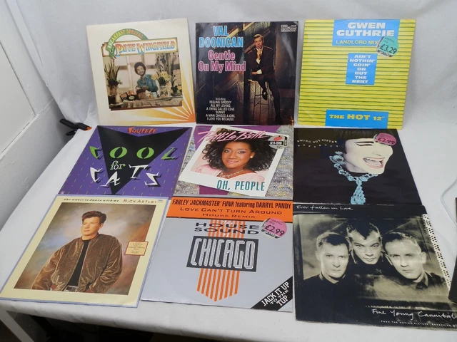 1980S AND 1970'S Record Bundle - 9 x 12 inch Vinyl Job Lot Pop £26.10 ...