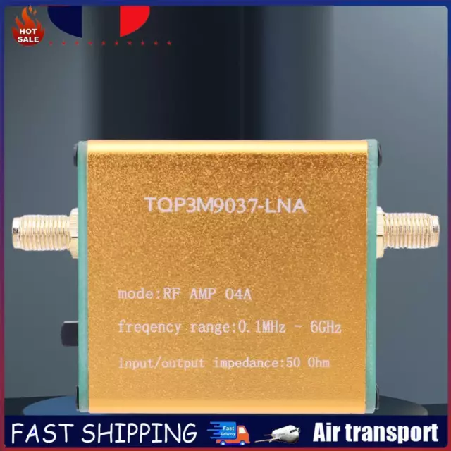 0.1MHz‑6GHz Amplifier Module 20dB Wide Frequency Range for Shortwave FM Radio FR