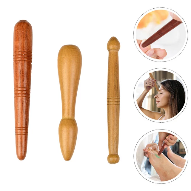 3PCS MANUEL MASSAGE MASSAGEURS MASSAGE MASSAGE Sticks Point Point Massage Outils