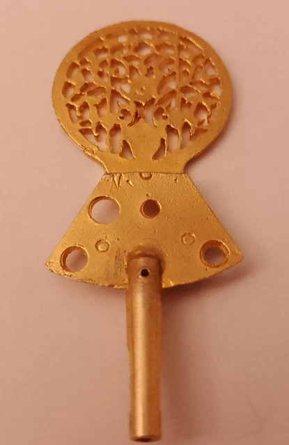 Clé De Montre De Poche Coq - 3,60 Grammes, 4,85 Cm, Taille N°6 - Occasion
