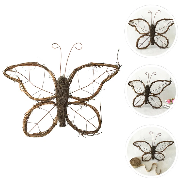 2 Couronnes En Rotin Naturel Ø20cm - Déco DIY Pour Saisons (Noël, Pâques...)