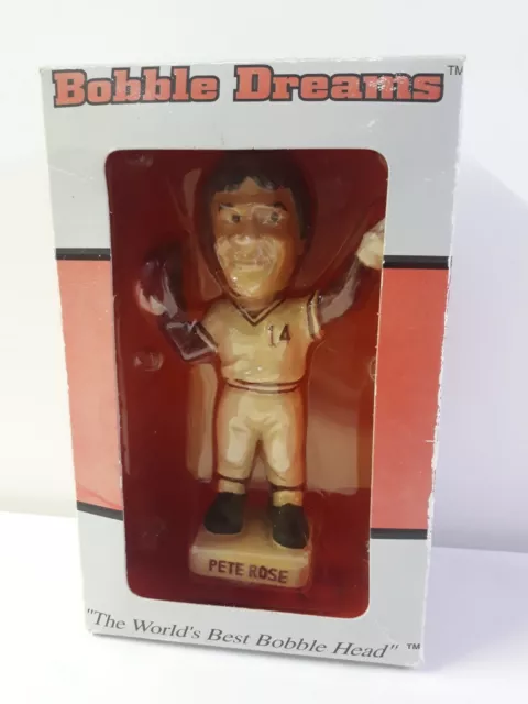 Pete Rose Cincinnati Reds Bobble Dreams Sports Collectors Digest Bobblehead NIB