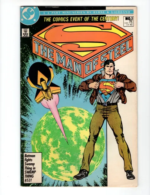 DC Comics Superman The Man of Steel Mini Series Book #1 VF+