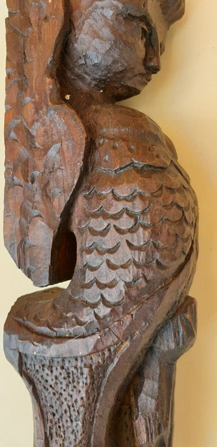 Confezione da 4 sculture in legno non verniciato, 8 x 8 cm, sculture