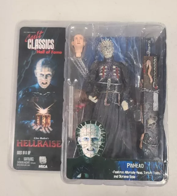 NECA 2006 Cult Classics Hall of Fame Hellraiser Pinhead Action Figure New Sealed