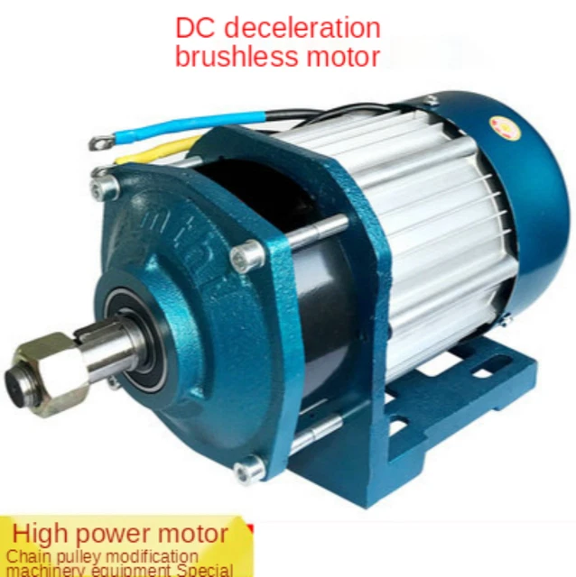48V 60V 72V DC High-power Deceleration Brushless Mid-mounted Motor Modified Car 2