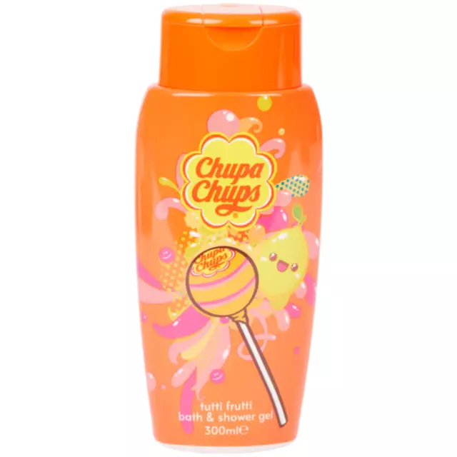 Gel Douche et bain Chupa Chups 300 ml parfum tutti frutti savon liquide neuf Fr