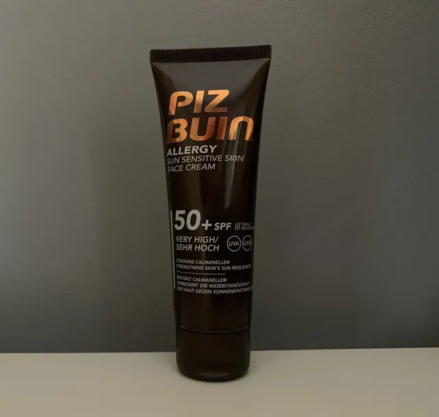 Piz Buin Allergy Sun Sensitive Skin Face Cream SPF50 50ml New