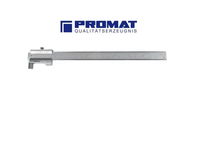 Promat Streichmaß 200 oder 400 mm mit Laufrolle / Ersatzanreißnadel