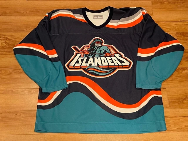 NY Islanders Pro Authentic CCM Wave White 56 Jersey Ziggy Palffy Team Issue