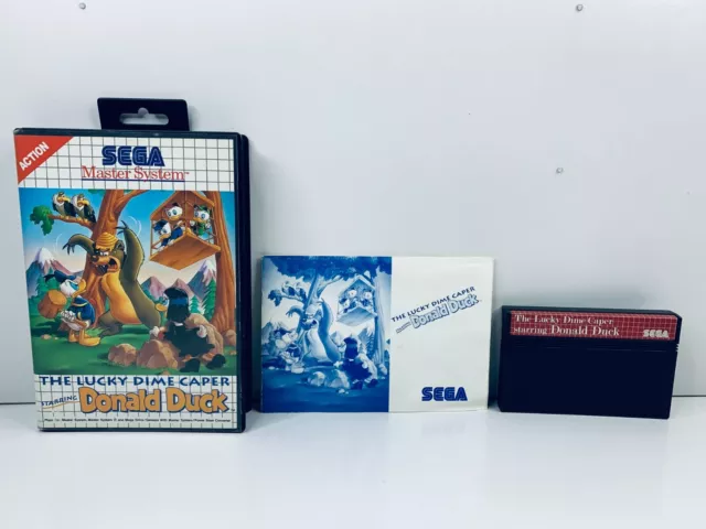 The Lucky Dime Caper Starring Donald Duck Sega Master System SMS - Fast Post