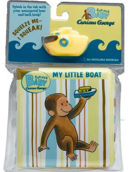 Curious Baby My Little Boat, Hardcover by Rey, Margret; Rey, H. A., Brand New...