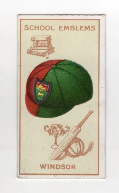 Carreras School Emblems Card 1929 #36 Windsor County Boys’ St.Leonards Road