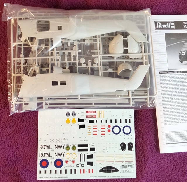 Maquette Hélicoptère REVELL 1/48 Ref 4468 Westland Wessex HAS Mk.3