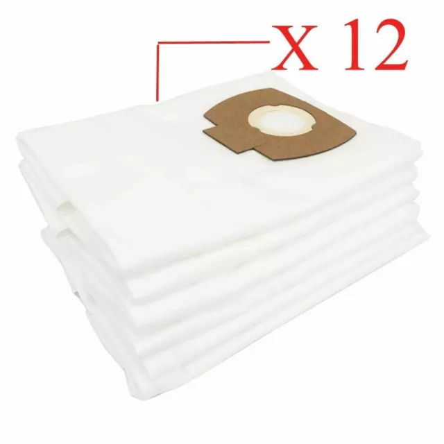 6 -12 Dust Fleece Filter Bag for Makita VC2512L VC 2512 L VC2012L Vacuum Cleaner