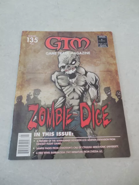 GTM GAME TRADE Magazine #135, MAY 2011, ZOMBIE DICE, WARHAMMER INVASION LCG!