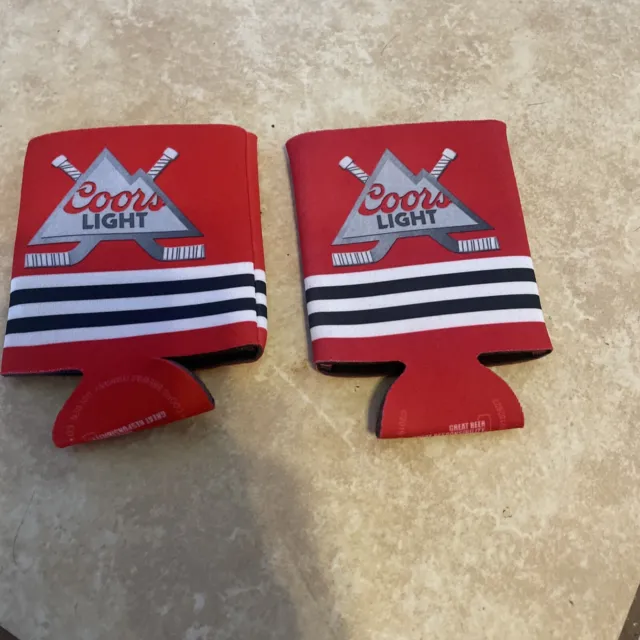 Chicago Blackhawks Coors Light Beer / Can Koozie / Coozie — NHL — Hockey 🏒