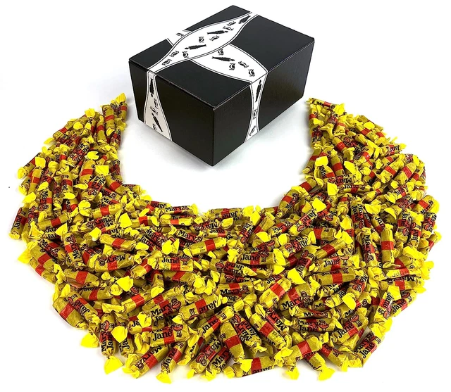 Atkinson'S Mary Jane Bite Size Peanut Butter Candy, 3 Lb Bag in a Blacktie Box