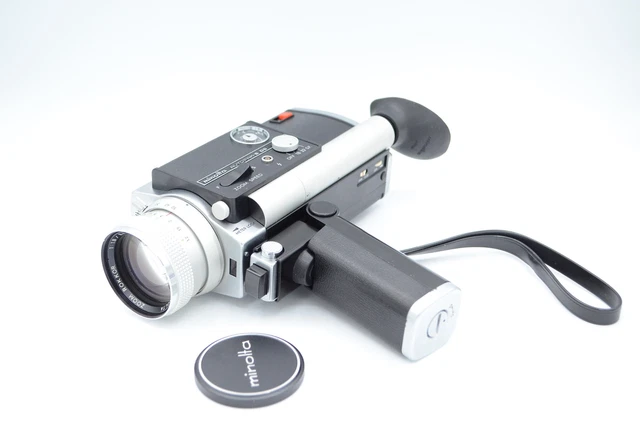 Minolta Autopak-8 Super 8 Movie camera with accessories and Film