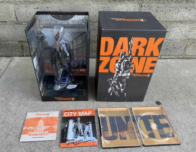 The Division 2 Dark Zone Collector's Edition Figure and Paper (No Game Disc) NEW