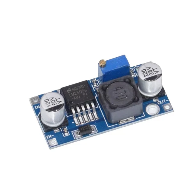 LM2596 4V ~ 35V DC-DC Buck Module Adjustable Step-Down Power Module PCB ...