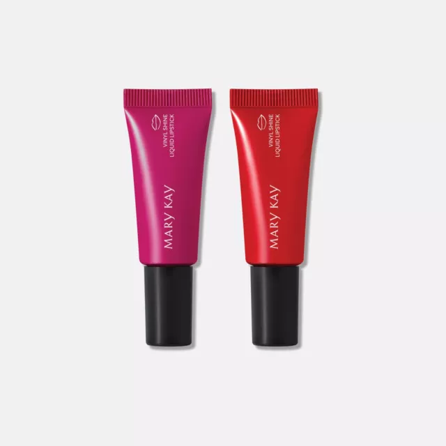 Mary Kay® Vinyl Shine Liquid Lip Set, Luminous Red / Vivid Berry,  12,6 ml