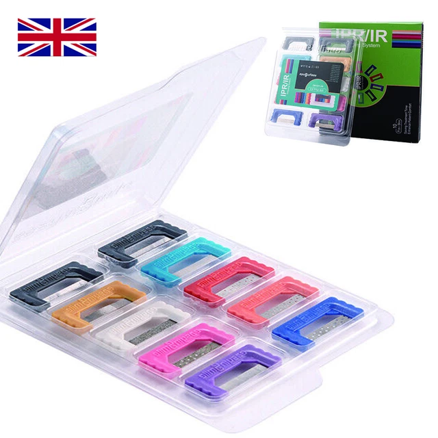10-Piece Orthodontic IPR Kit - Enamel Reduction Strips For Dental/Orthodontic Use