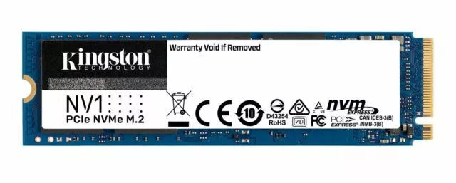 Kingston NV1 1TB PCIe NVMe M.2 Internal SSD (SNVS/1000G)