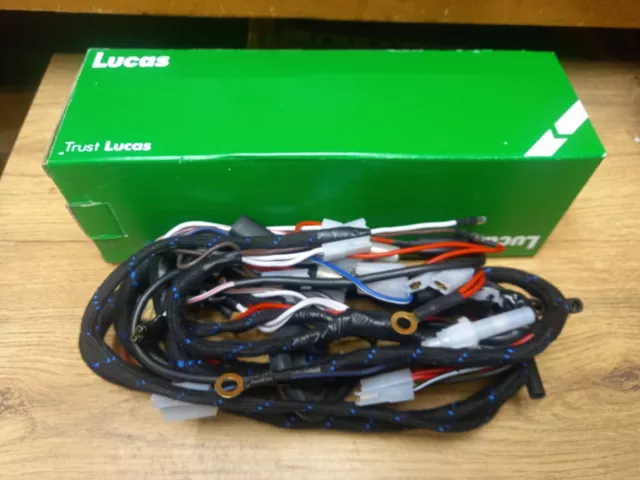 Triumph T100 T120 Tr6 Bonneville Lucas Wiring Harness Loom 1969-70 A65 - 1061Br