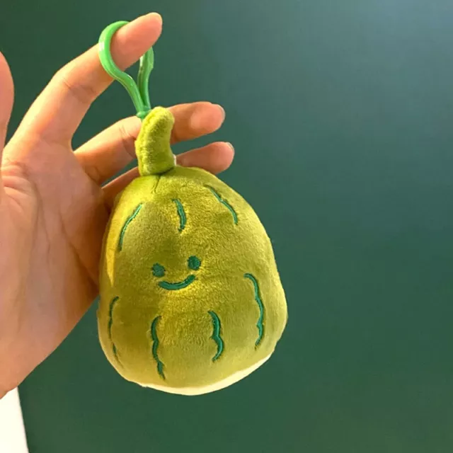 Double-sided Bitter Gourd Plush Doll Key Chain Melon Vegetable Pendant Bag Decor