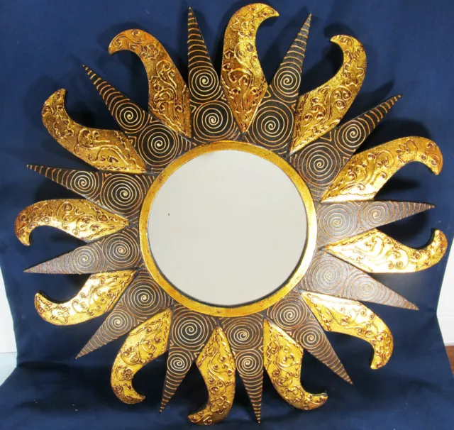 Mirror wall mount sun flare "Rococo Frame" home decor 920