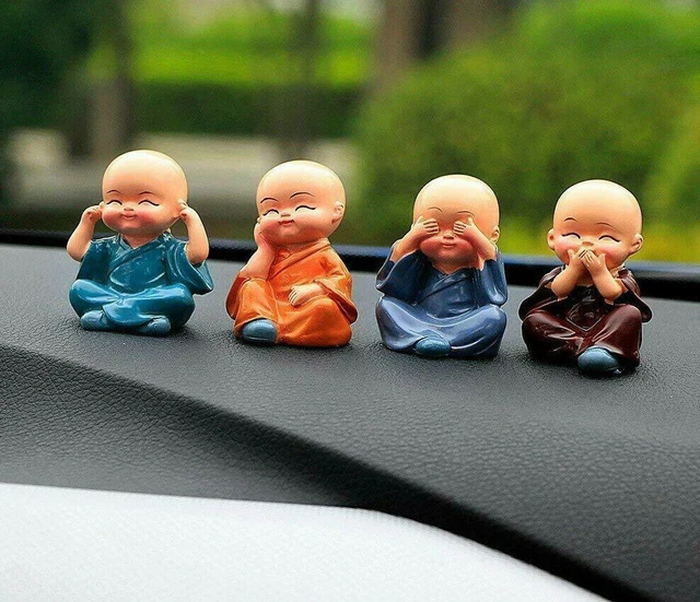 TRADITIONNEL FAIT MIGNON Moine Figurines pour Voiture Tableau Bord