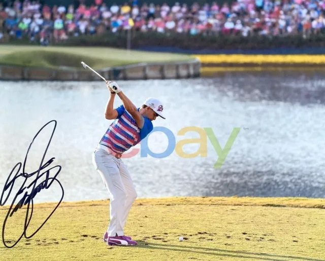 RICKIE FOWLER SIGNED THE PLAYERS GOLF TOURNAMENT 8x10 PHOTO MASTERS