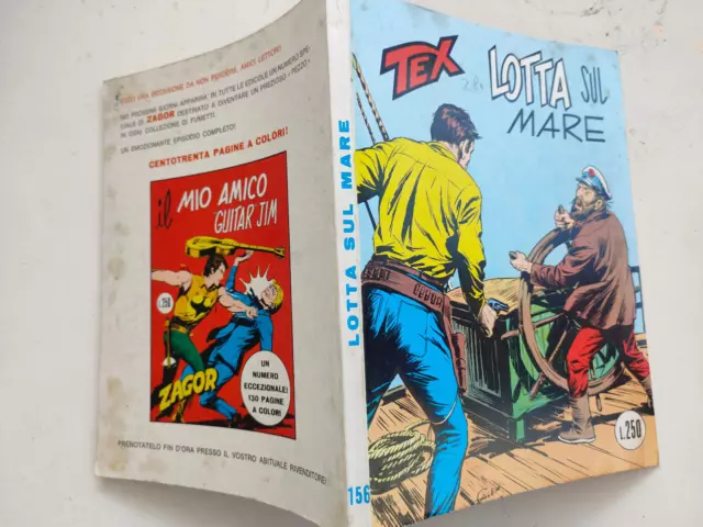 Tex Gigante N 156 Lire 250 Lotta Sul Mare Bonelli 1973