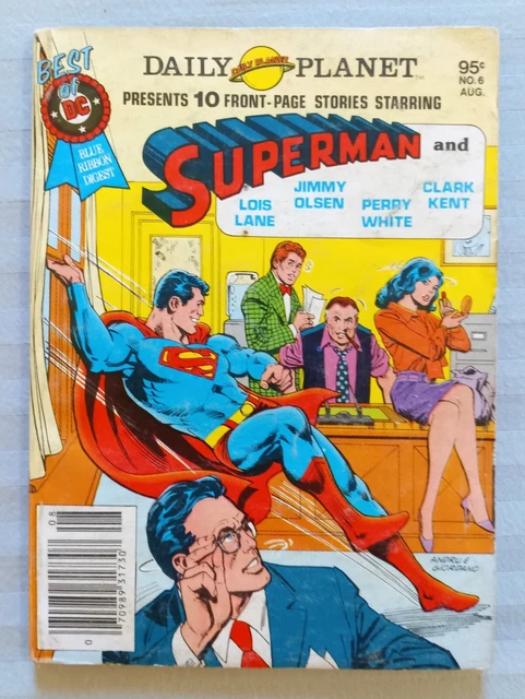 Best Of Dc Blue Ribbon Digest #6, Superman, Bronze Age, Fn, 1980