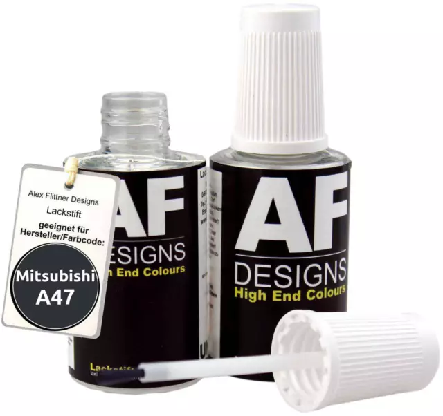 Lackstift für Mitsubishi A47 Mainz Grey Metallic schnelltrocknend 20x20ml