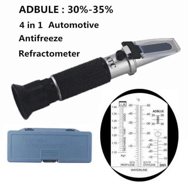 4 in 1 /3 in 1ATC Refractometer Antifreeze Coolant Tester Car Clean Battery Test