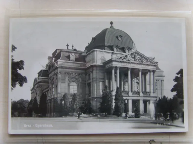 Steiermark Original  AK  Graz  Opernhaus  um  1942
