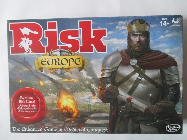 RISK EUROPE GAME of Medieval Conquest From Hasbro Gaming Pre-Owned £17. ...