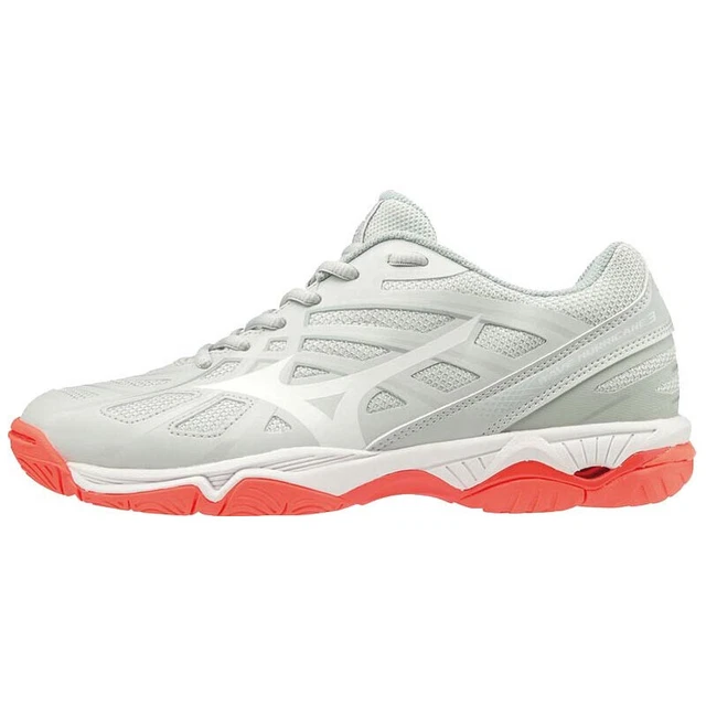 MIZUNO WAVE HURRICANE 3 Chaussure basket femme Handball gris/rose pointure 37