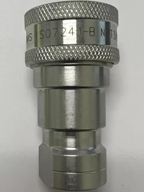 3/8" ISO 7241-1 B Series Female NPT Hydraulic Quick Connect Coupler "LOT OF 10" 2