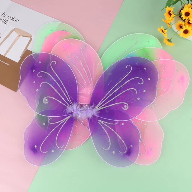 1 pz abito da fata ali a farfalla fata Halloween bambini accessori abito H7
